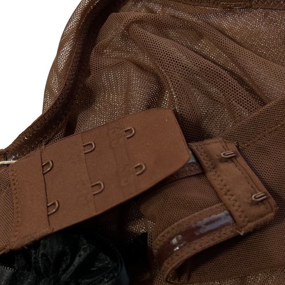 SKIMS Ultra Fine Mesh Strapless Bra Underwire Convertible 40B Jasper - Picture 6 of 8